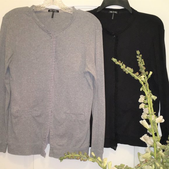 Daisy Fuentes Cardigan Lot of 2  M & L - Picture 1 of 3